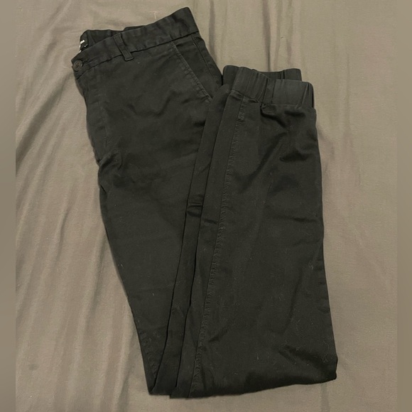Frank and Oak Cordova Black Twill Jogger Elastic 31”x32” Men’s Pants - Picture 2 of 7